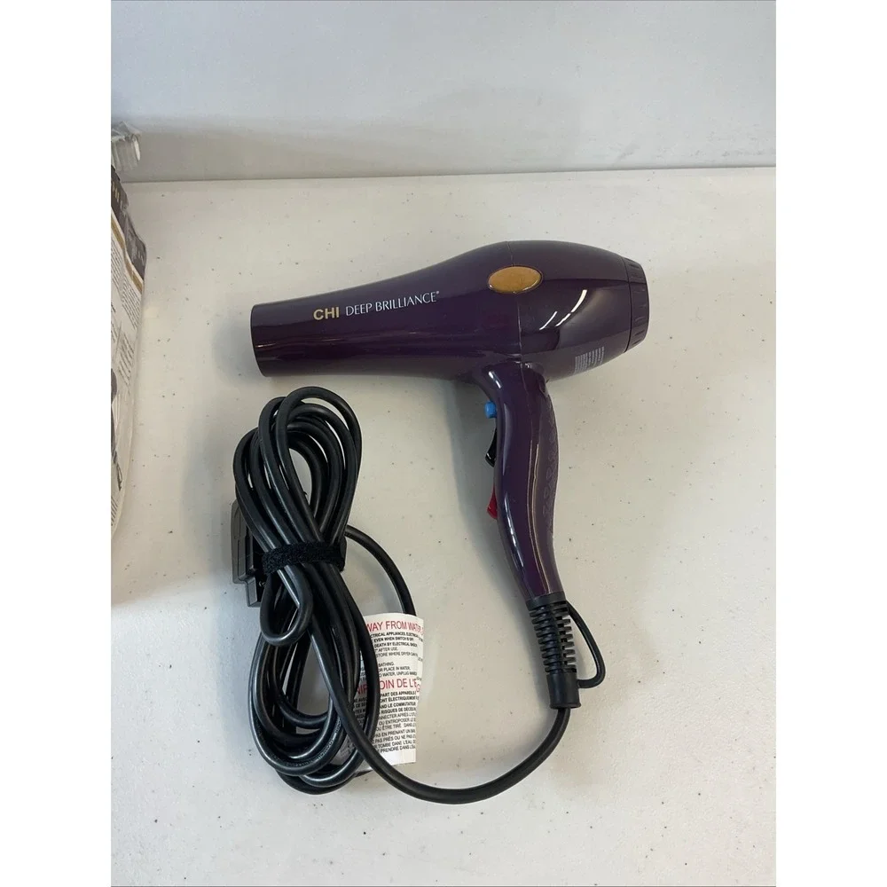 CHI Deep Brilliance Hair Dryer  Purple 1875‎ watt 11ft cord